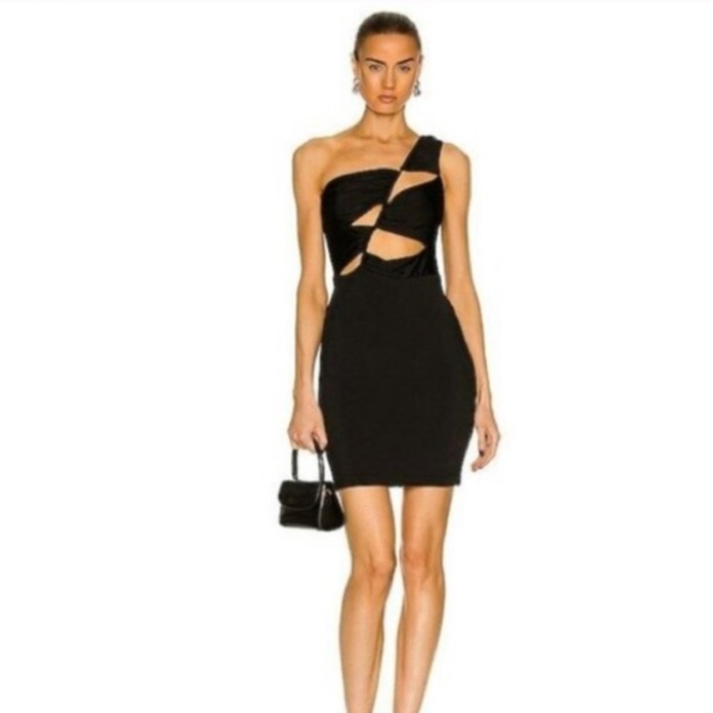 Et Ochs dress black size 2 cut out mini dress